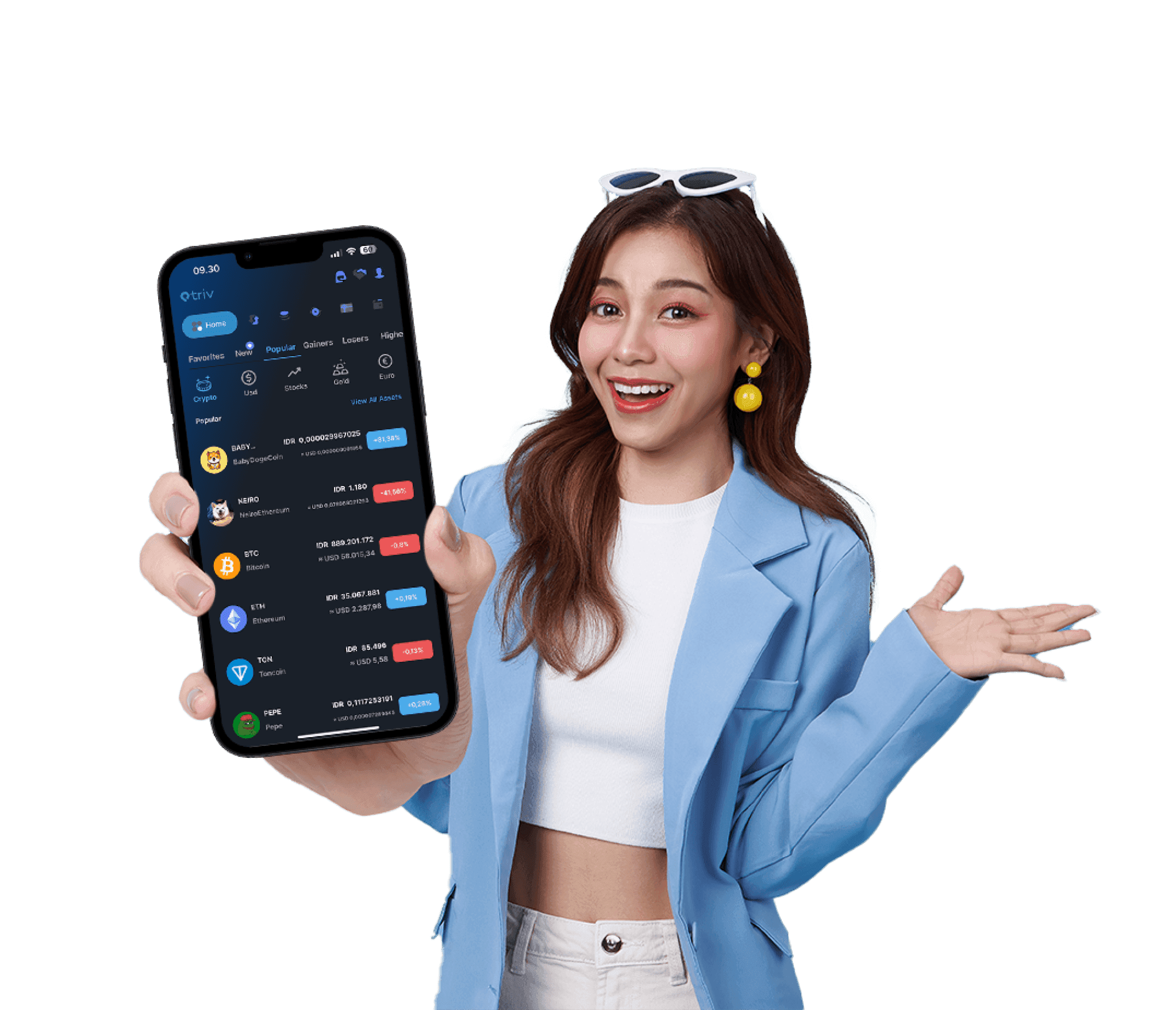 woman and iphone