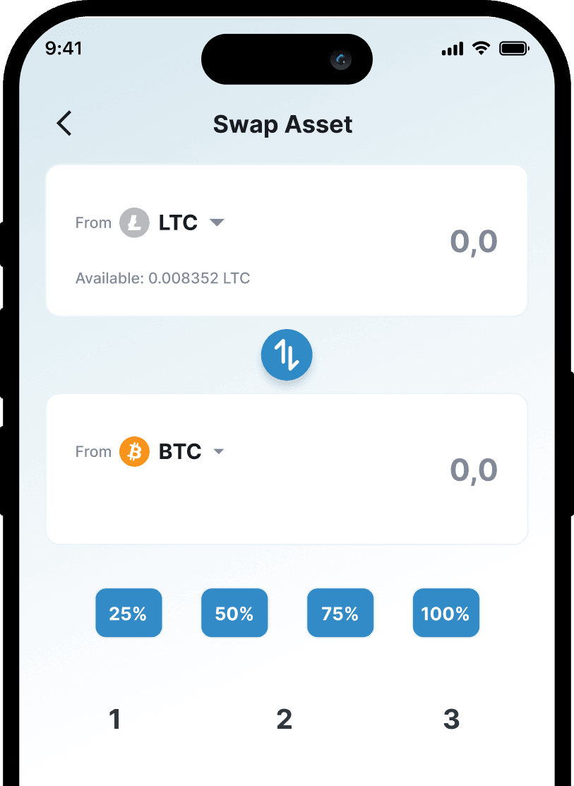 Swap Litecoin